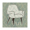 Trademark Fine Art Michael Mullan 'Retro Chair I Sit' Canvas Art, 24x24 WAP08582-C2424GG